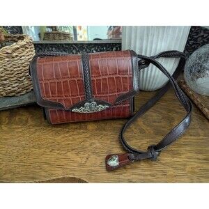 Marc Chantal MC Vintage Brown And Black Purse shoulder